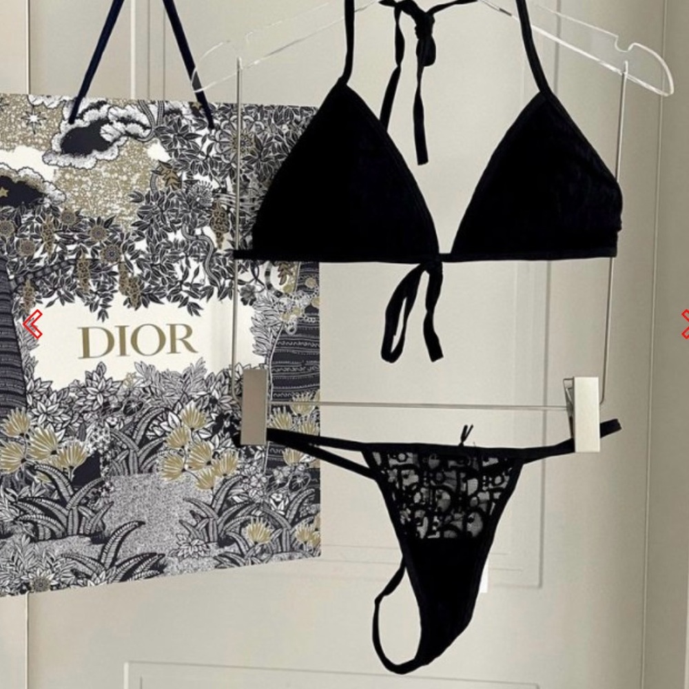 Dior Black Bra Intimates & Sleepwear